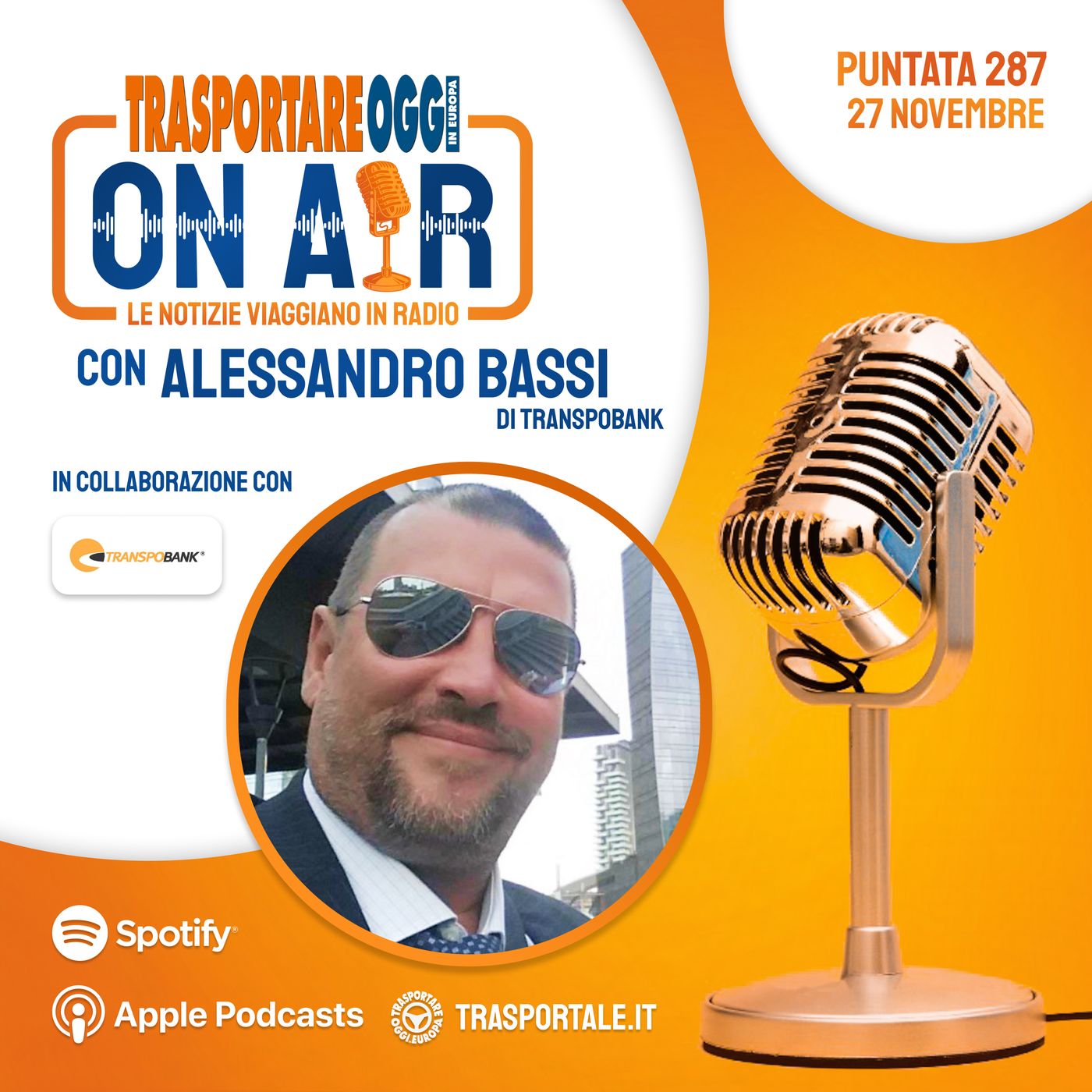 Puntata 287/2025 del 27 Novembre - Ospite: Alessandro Bassi (Transpobank)