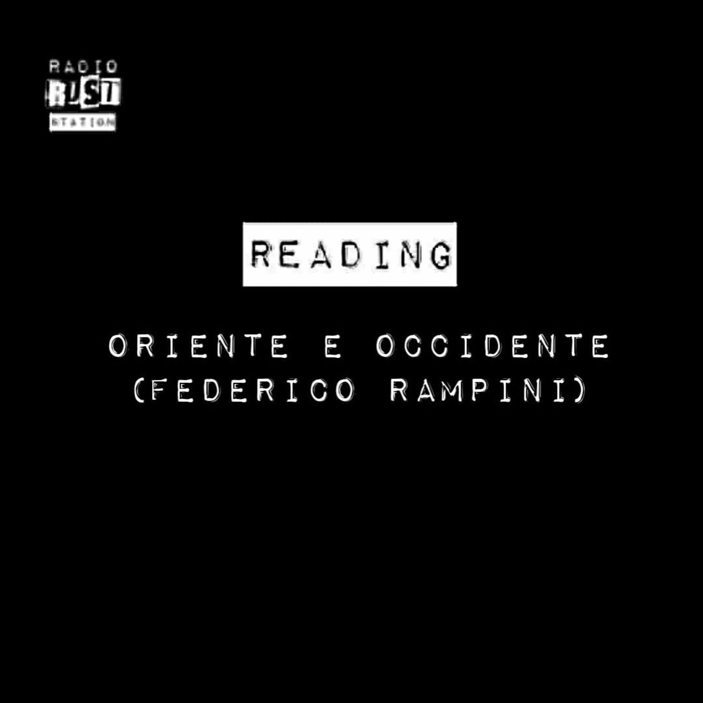 Oriente e Occidente - F. Rampini Oriente e Occidente - F. Rampini