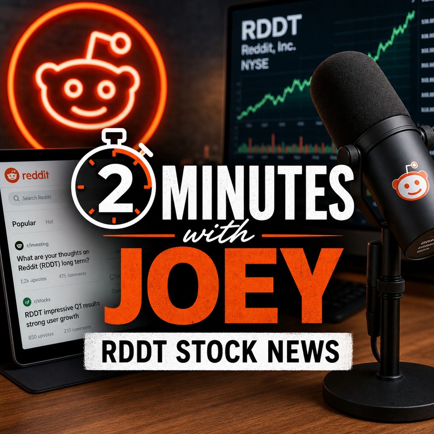 2 Minutes with Joey - RDDT Stock News podcast artwork