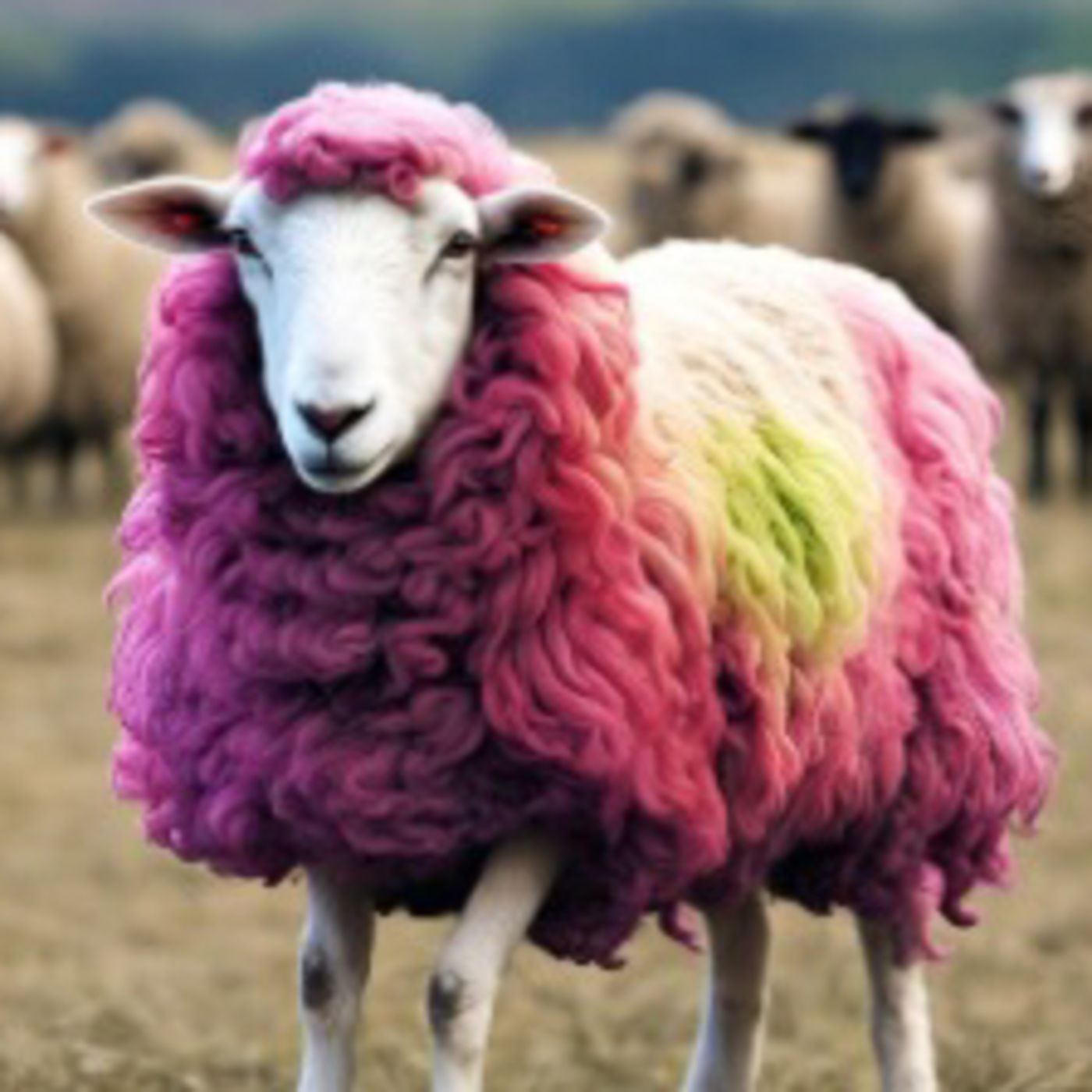 La ovejita Lola que cambia de color