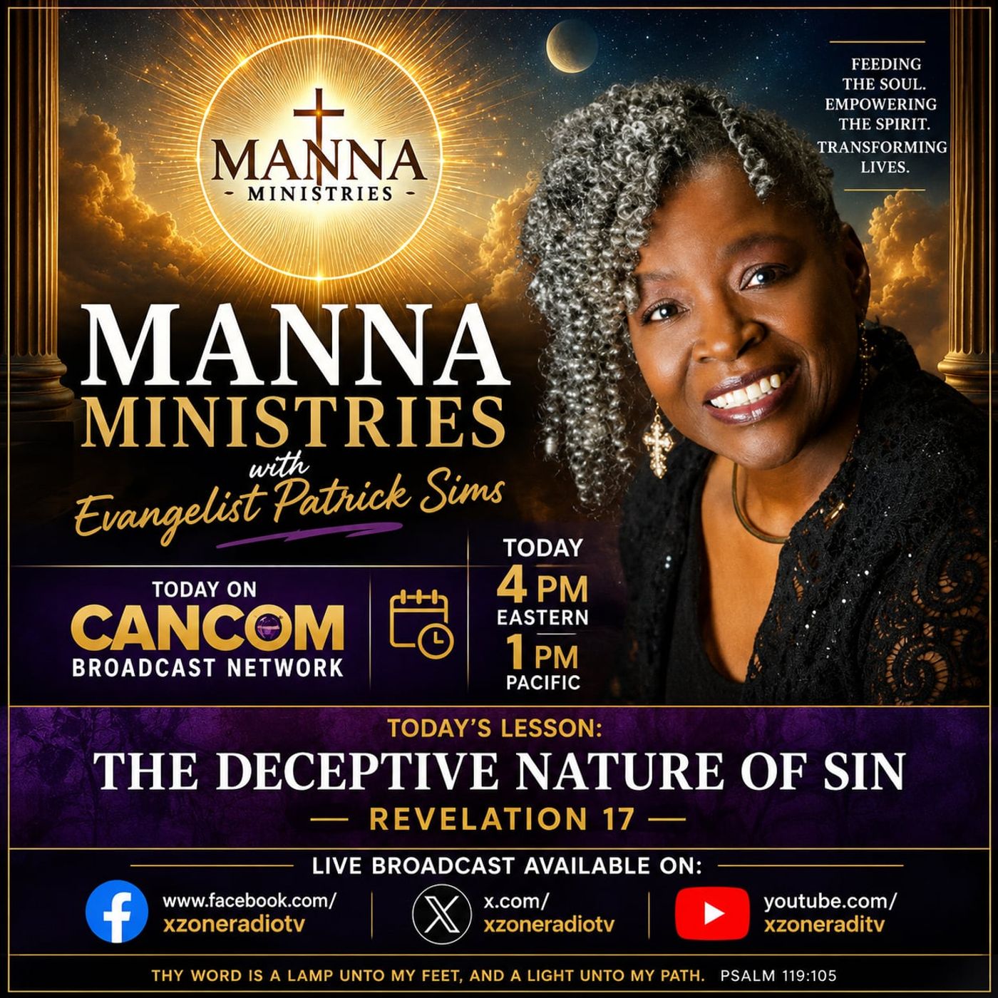 Manna Ministries with Patrick Sims - Lesson 79 - The Deceptive Nature of Sin - Revelation 17 episode artwork