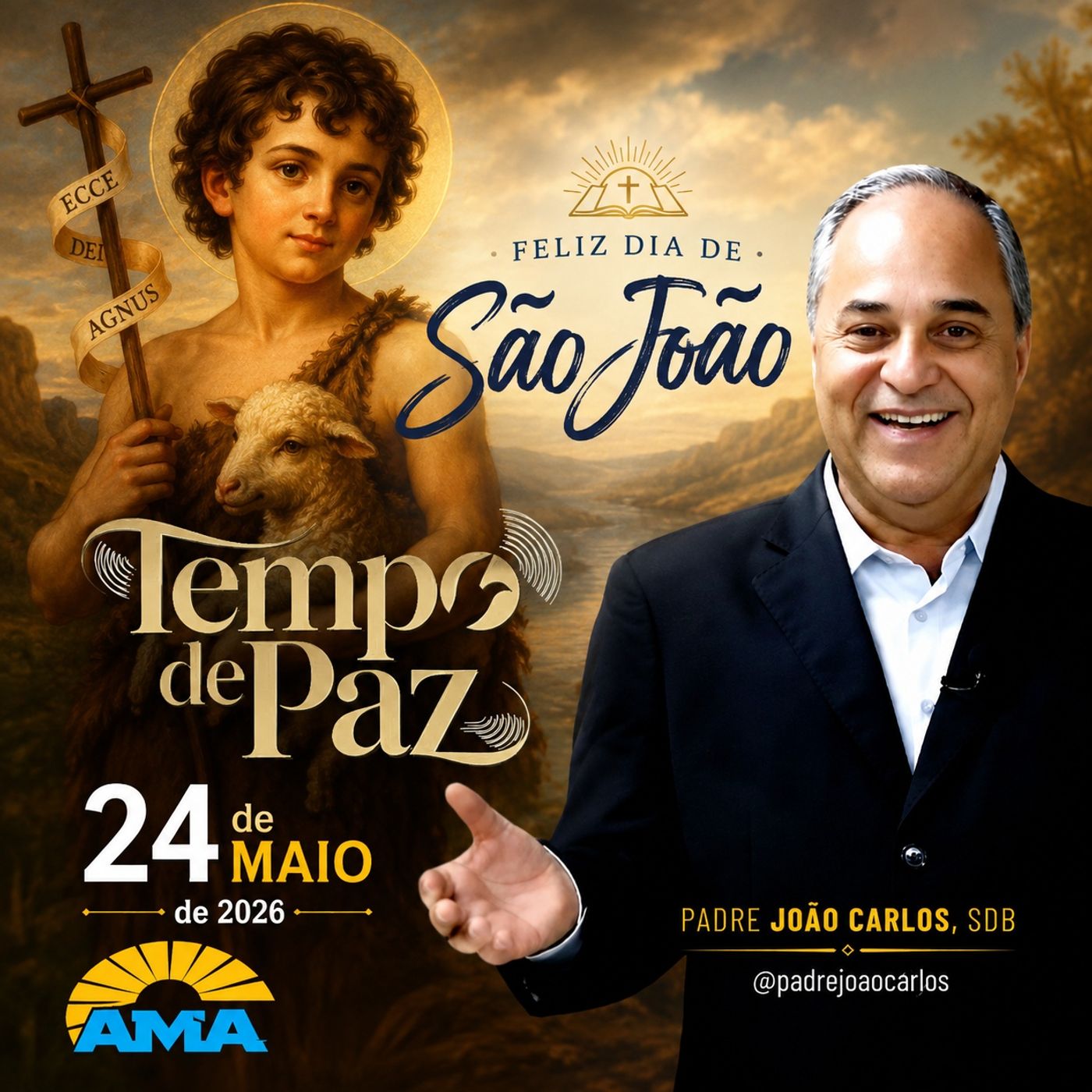 24/06/26 - Programa Padre João Carlos | Tempo de Paz episode artwork