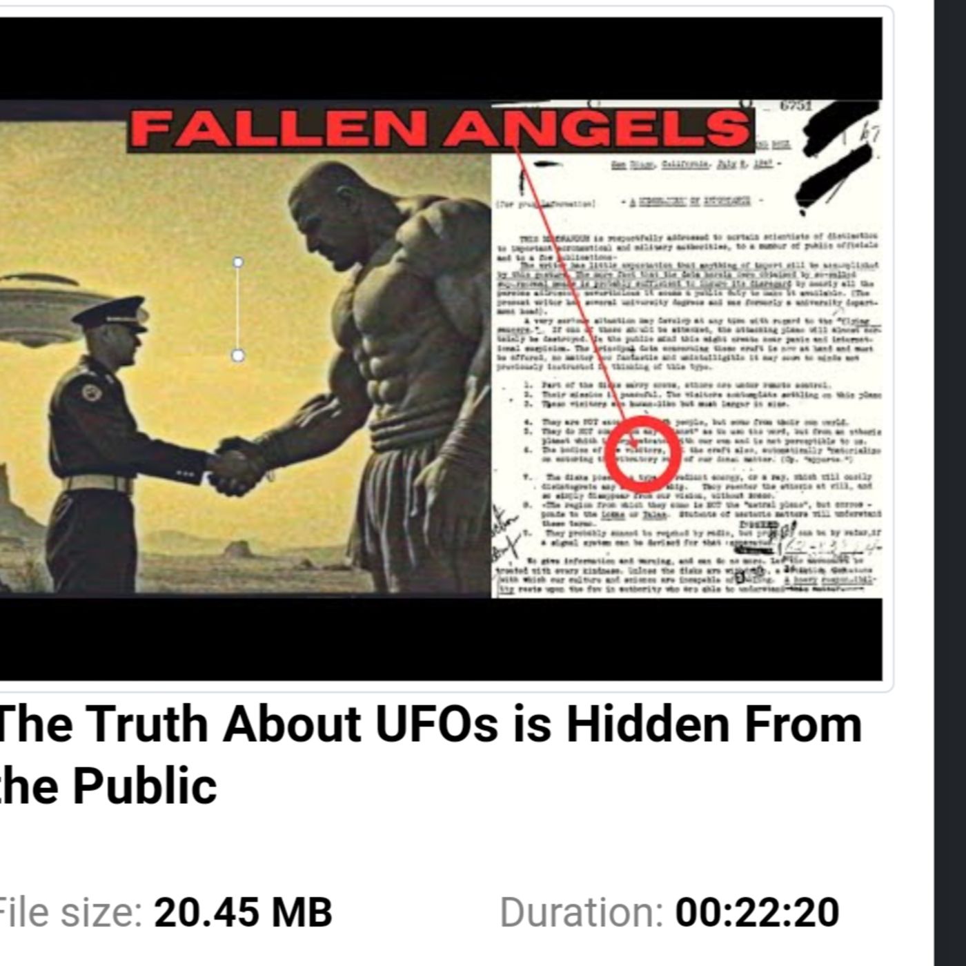 The Truth About UFOs is Hidden From the Public episode artwork