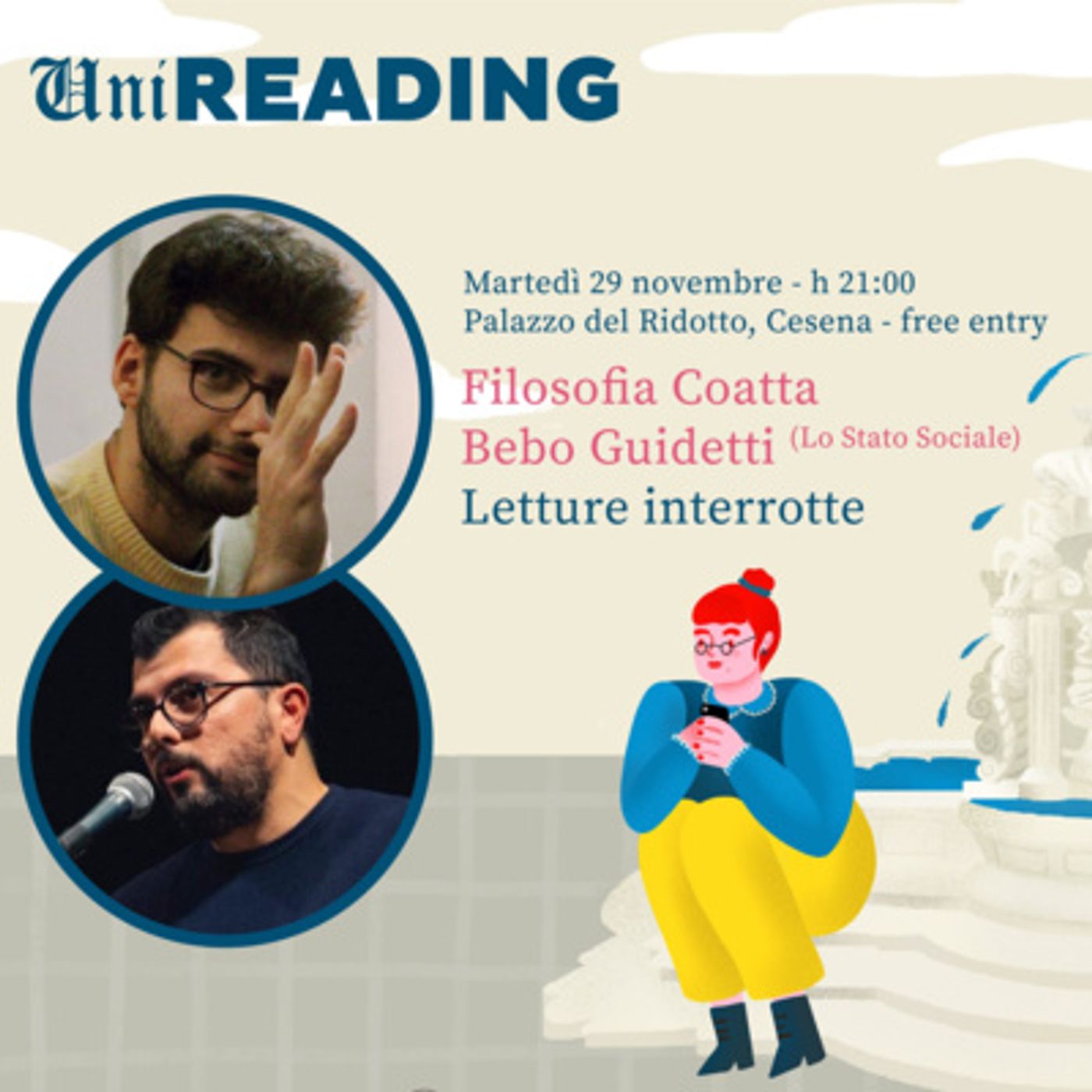 Asocial networks, linguaggi umoristici e altri paradossi con Filosofia Coatta e Bebo Guidetti