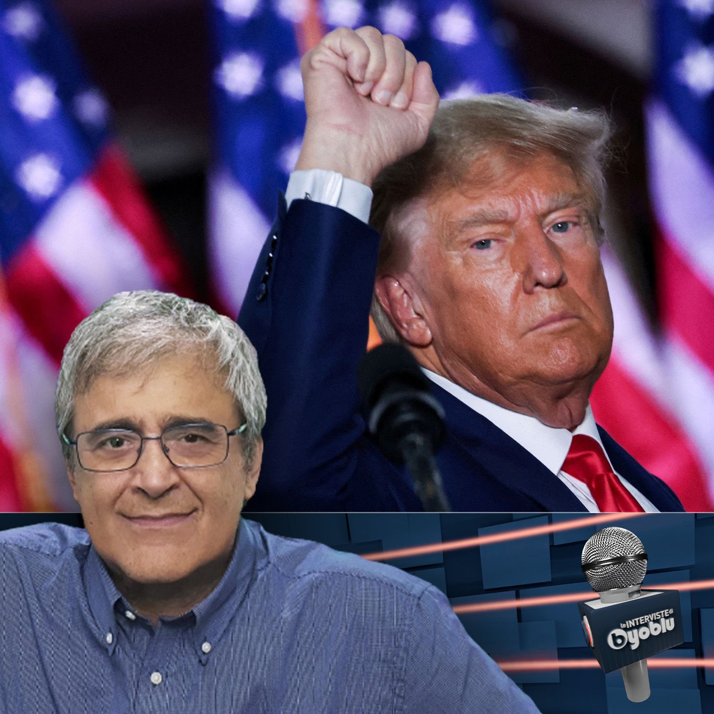 IL DEEPSTATE TREMA: LE INCRIMINAZIONI DI DONALD TRUMP NON FERMERANNO LA CORSA ALLA PRESIDENZA - Massimo Mazzucco episode artwork