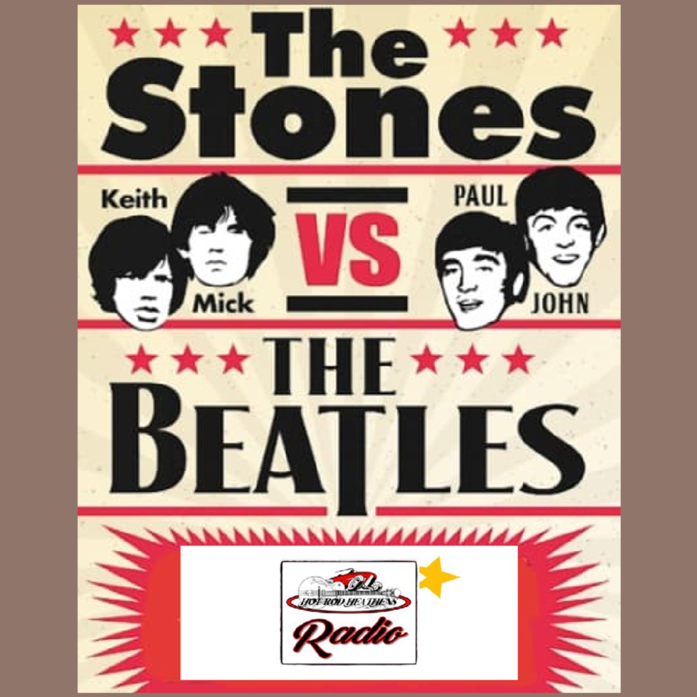 Stones VS Beatles episode artwork
