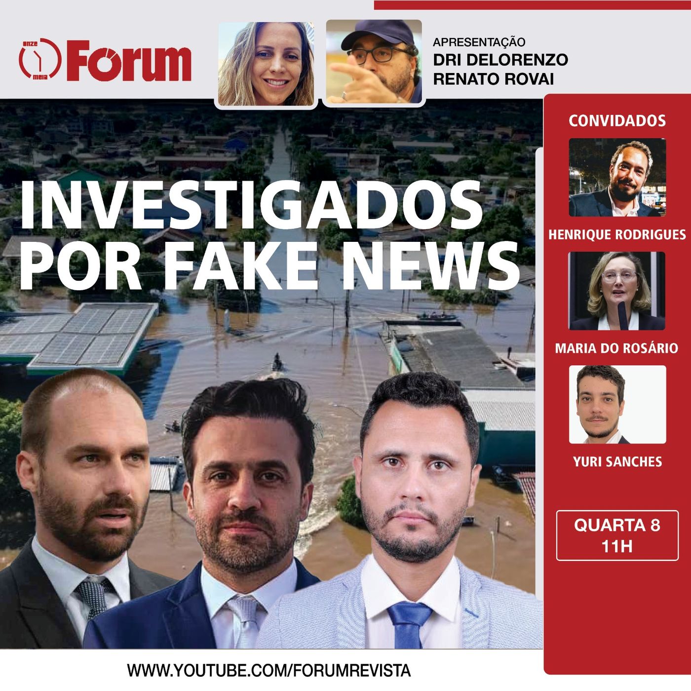Eduardo Bolsonaro, Pablo Marçal e Cleitinho investigados por espalhar fake news sobre o RS | 8.05.24 episode artwork