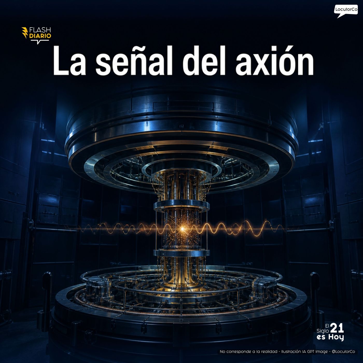 La señal del axión y la materia oscura