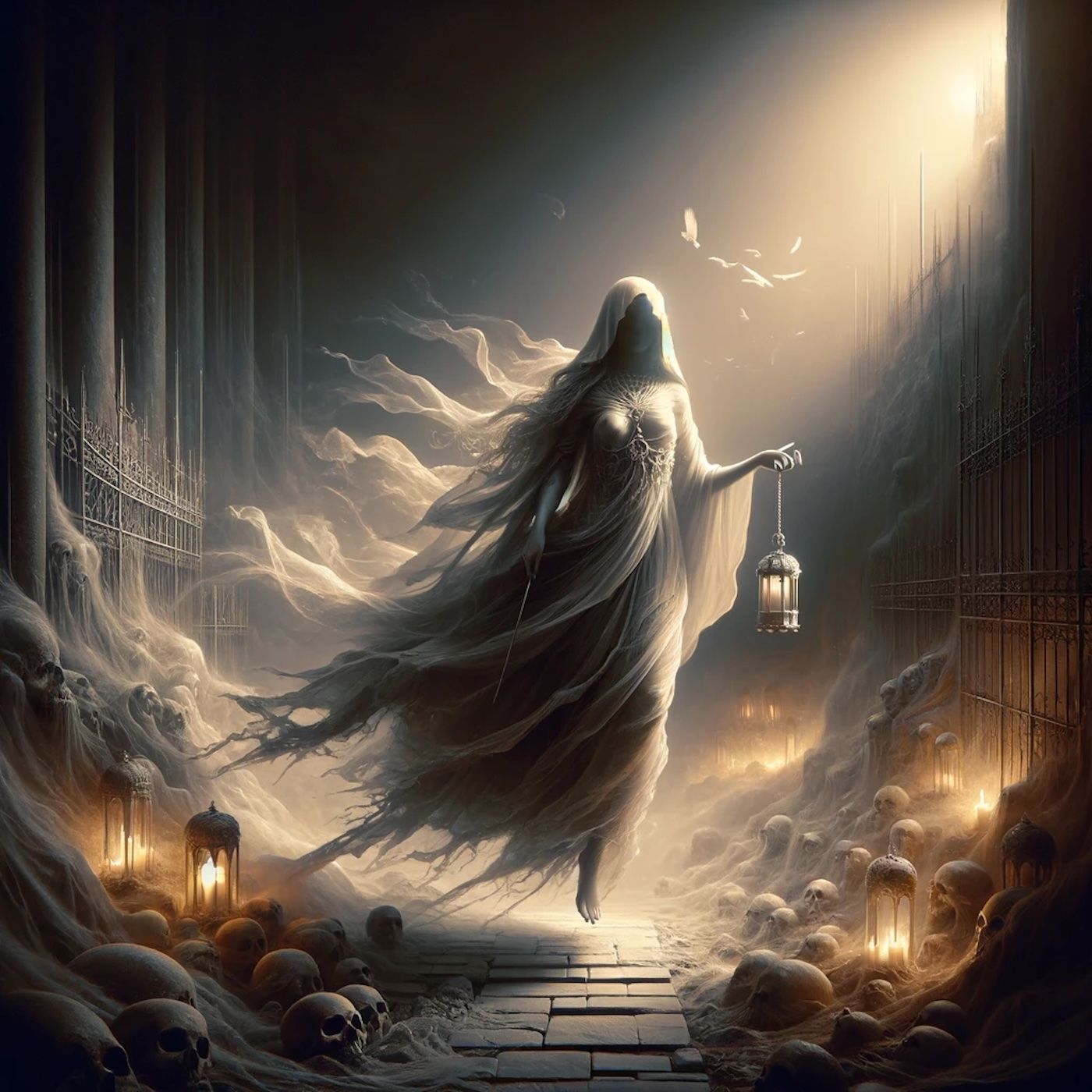 "Death is softer by far than tyranny." episode artwork