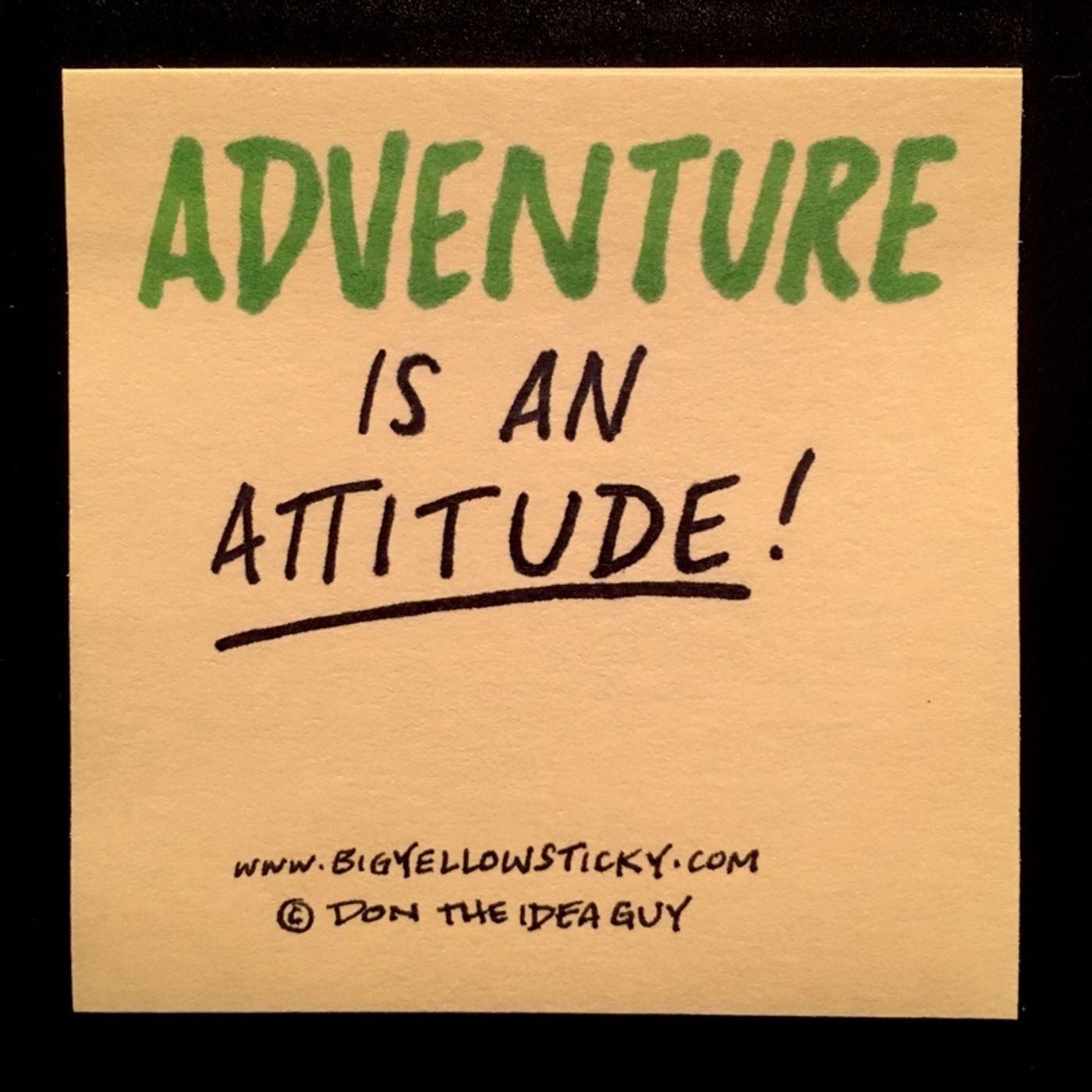 Adventure is an Attitude : BYS 276