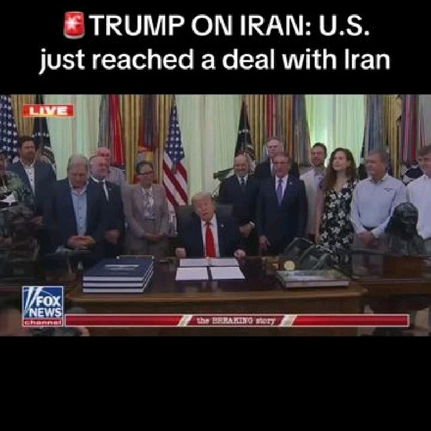 President #Trump announced that the United States and #Iran have reached a preliminary agreement aimed at ending the conflict, pending the c episode artwork