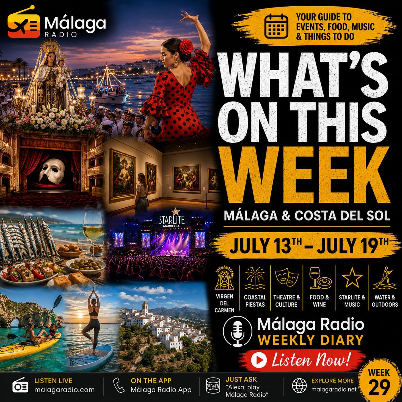 What’s On Costa del Sol. July 13–19 Virgen del Carmen episode artwork
