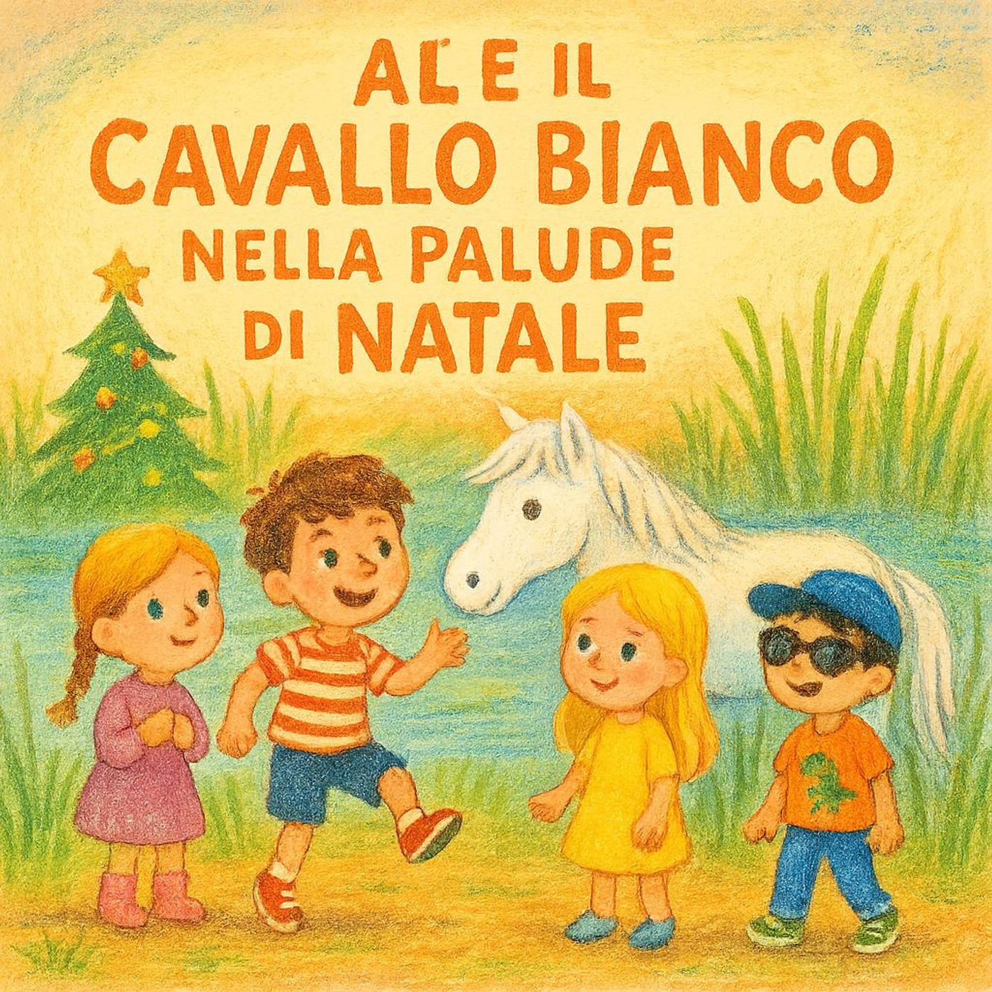 Ale e il Cavallo Bianco nella Palude di Natale