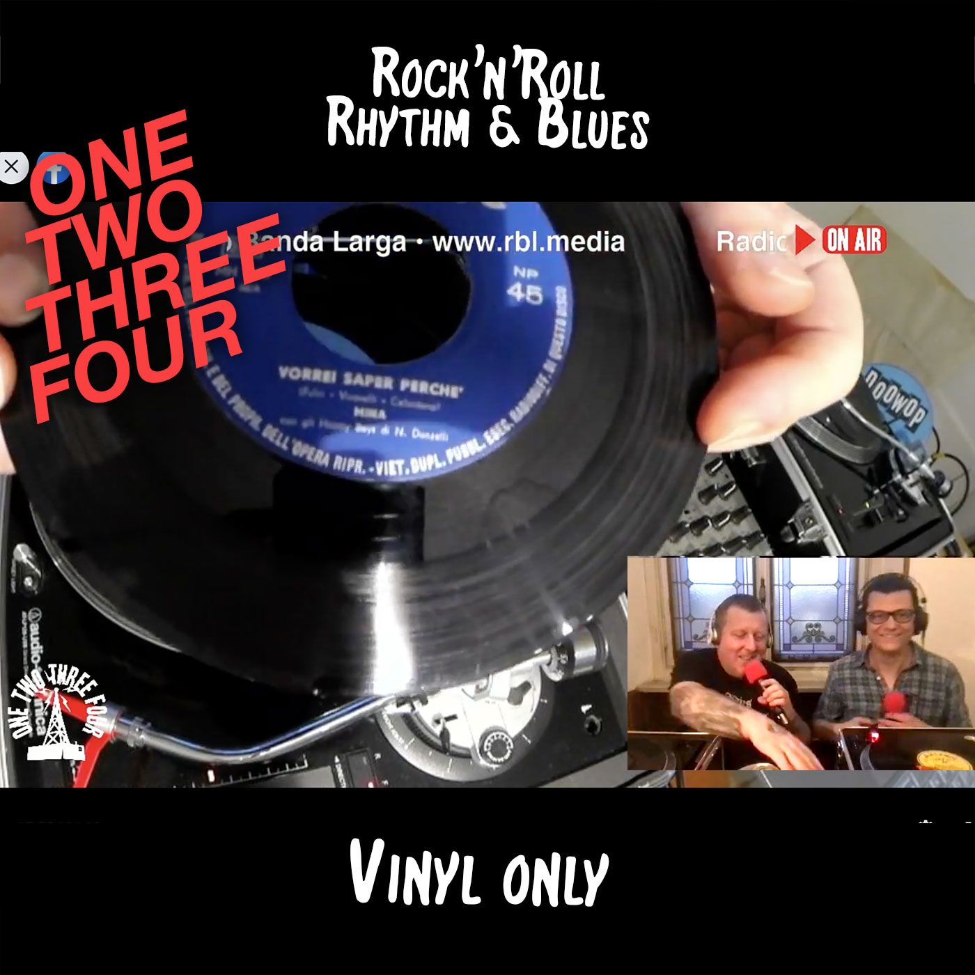 One Two Three Four! Vinyl Only • Weekly R&B Rock'n'roll Rockabilly LIVE • Feb. 23, 2021