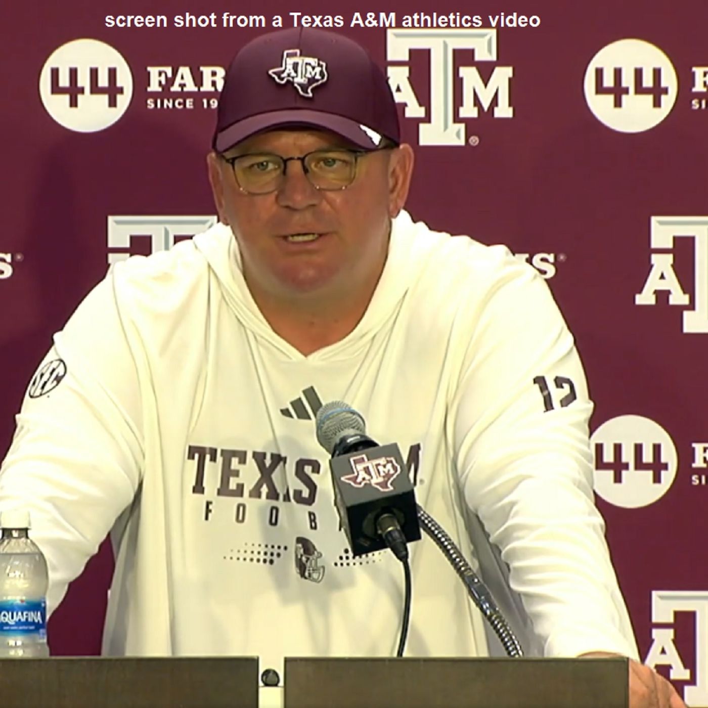National Signing Day comments from Mike Elko about parents, the college football playoffs, and Collin Klein episode artwork