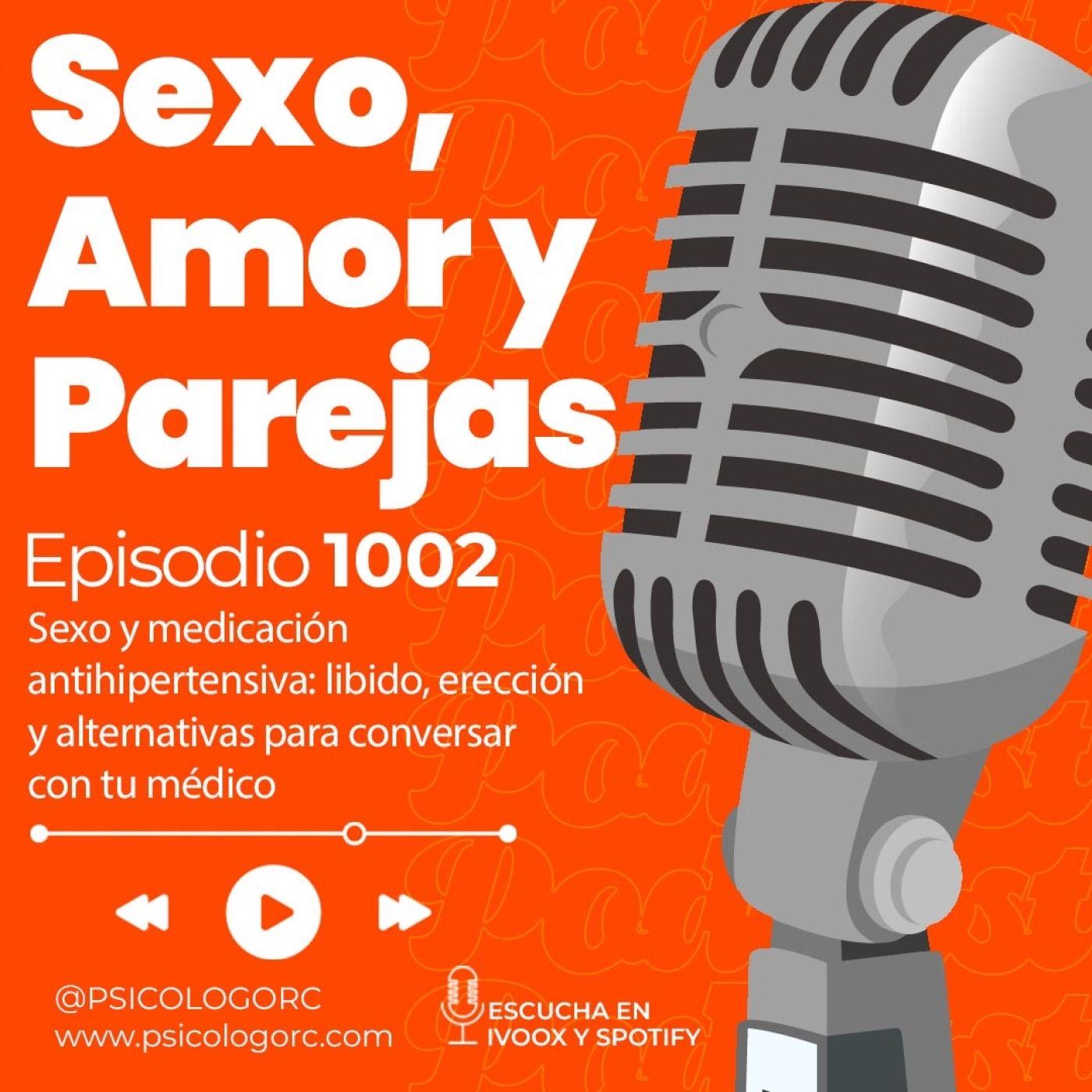 E1002 Sexo y medicación antihipertensiva: libido, erección y alternativas para conversar con tu médico