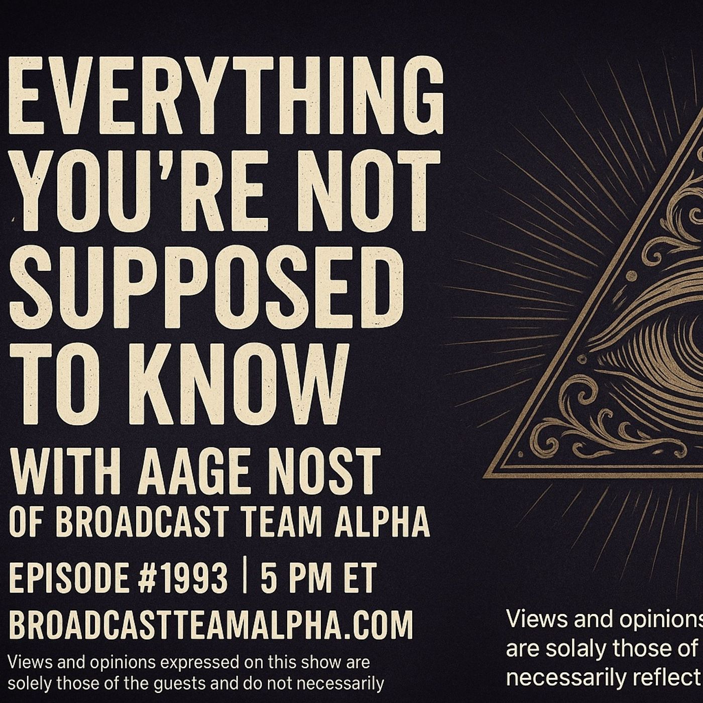 Everything You're Not Supposed to Know - Aage Nost - Typical Skeptic #1993