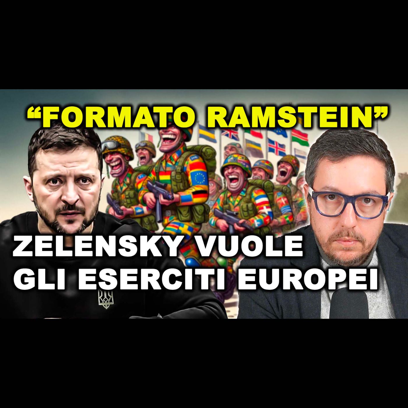 ZELENSKY VUOLE GLI ESERCITI NATO IN UCRAINA | per "costringere la Russia alla pace"