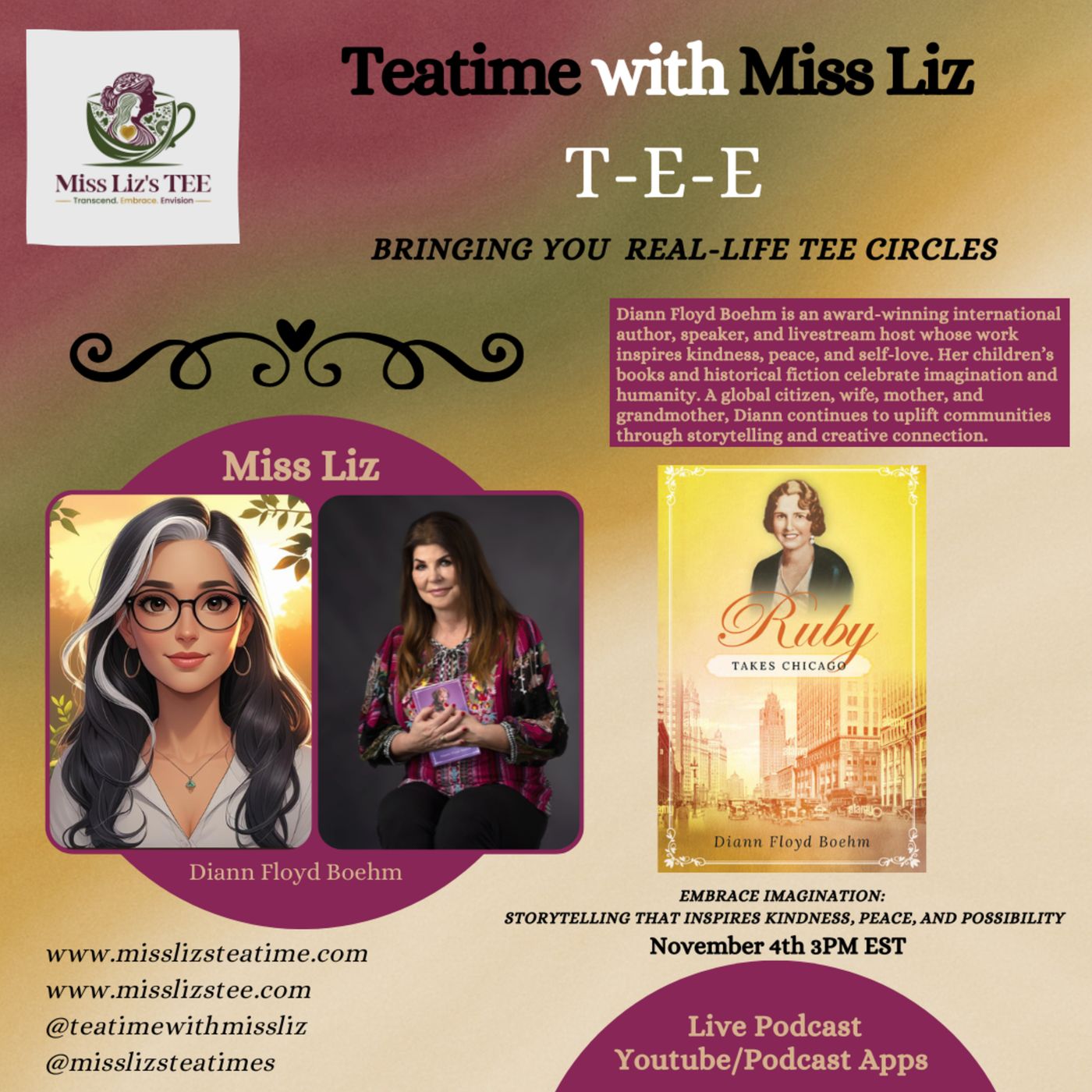 Teatime with Miss Liz