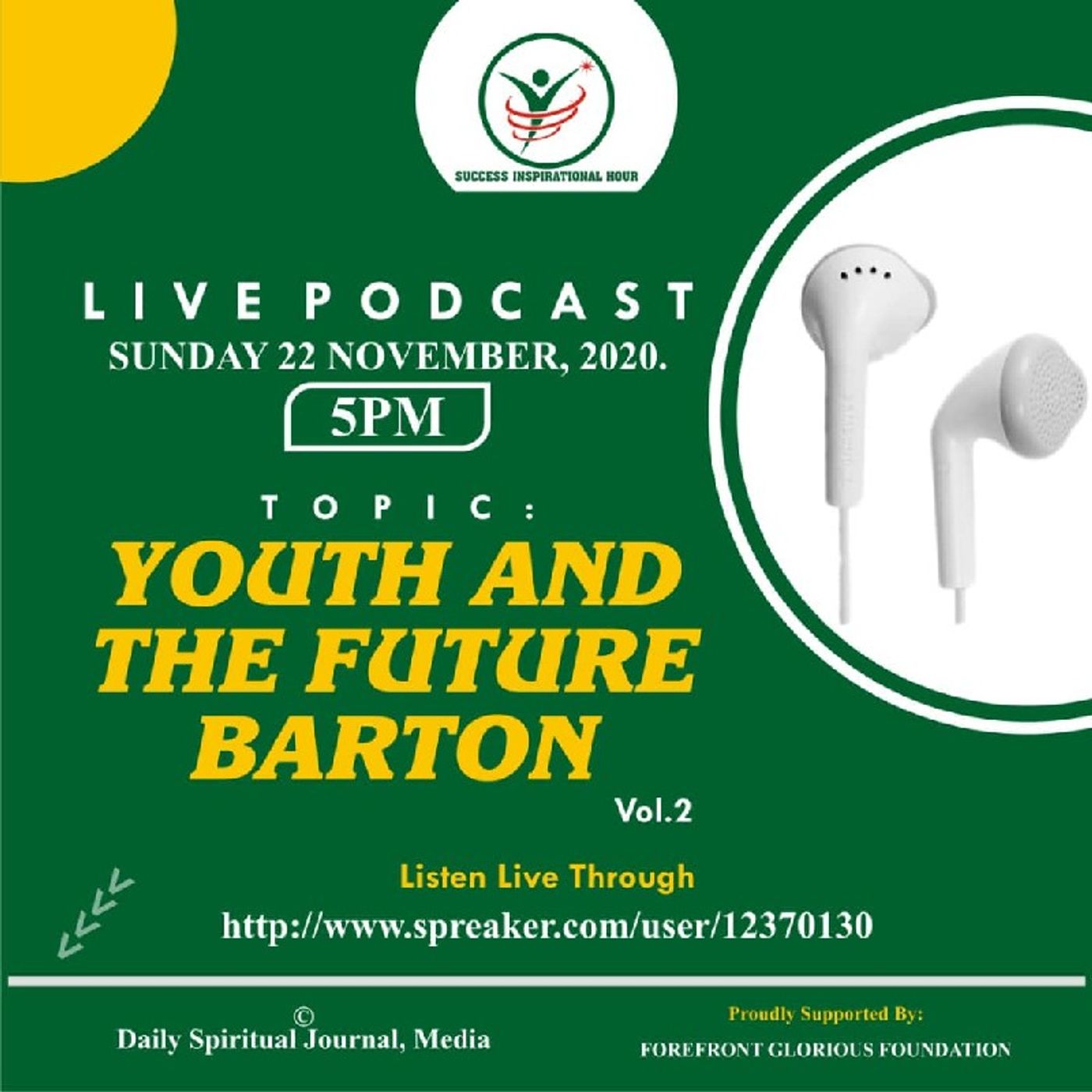 YOUTH AND THE FUTURE BARTON, Vol. 2 episode artwork