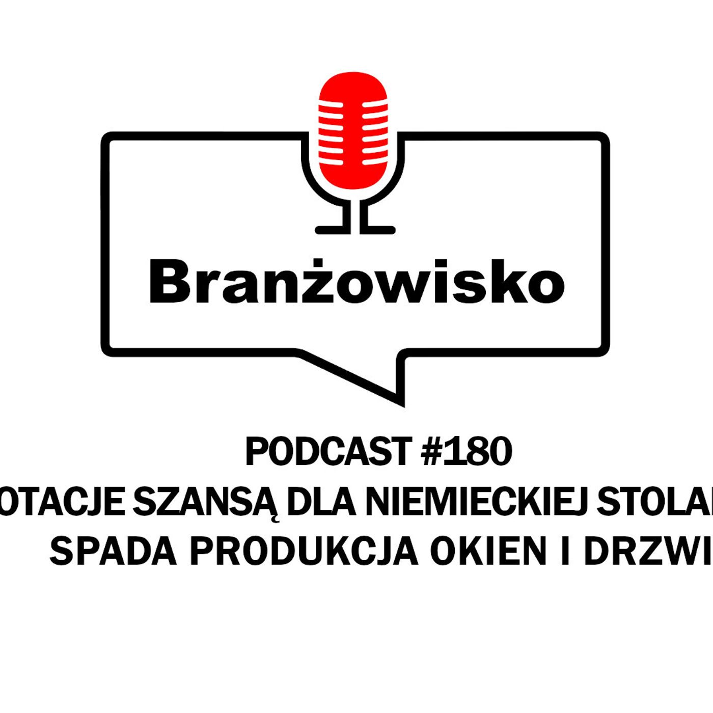 Branżowisko #180 - Dotacje szansą dla niemieckiej stolarki. Spada produkcja okien i drzwi episode artwork