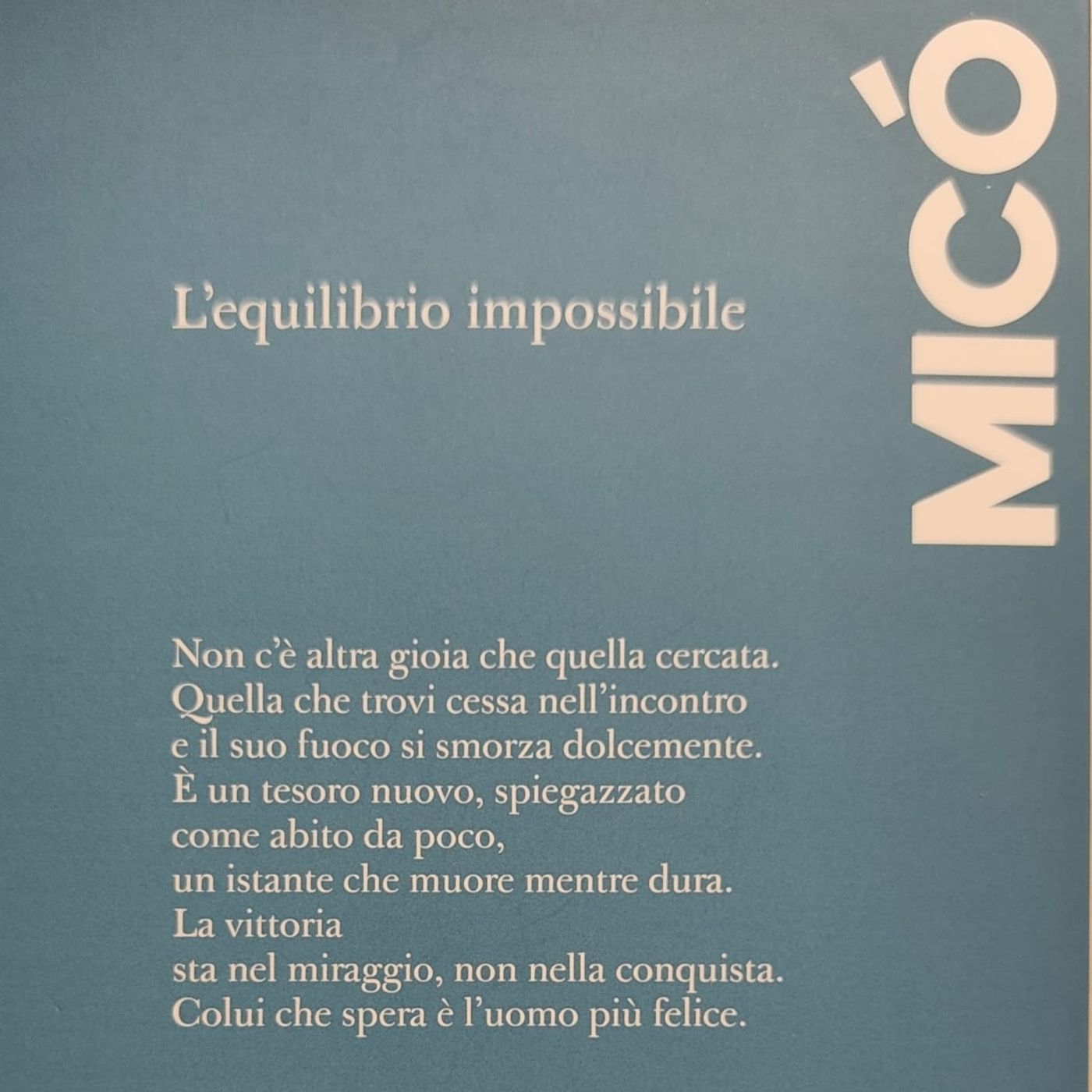 il posto delle parole