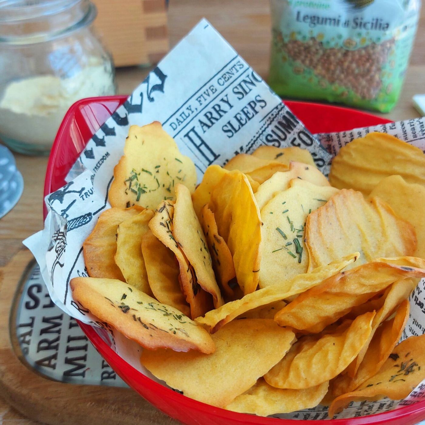 CHIPS DI FARINA DI LENTICCHIE (Ricetta vegana e senza glutine) episode artwork