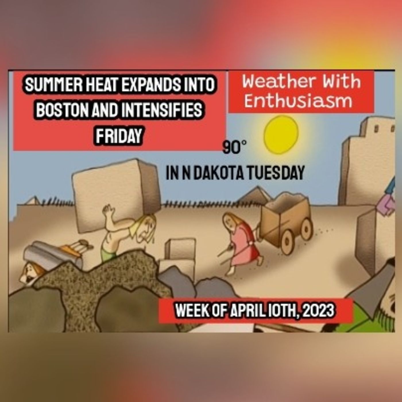 (4 min), 4-10-23 inspirational warm Passover/ holiday week weather