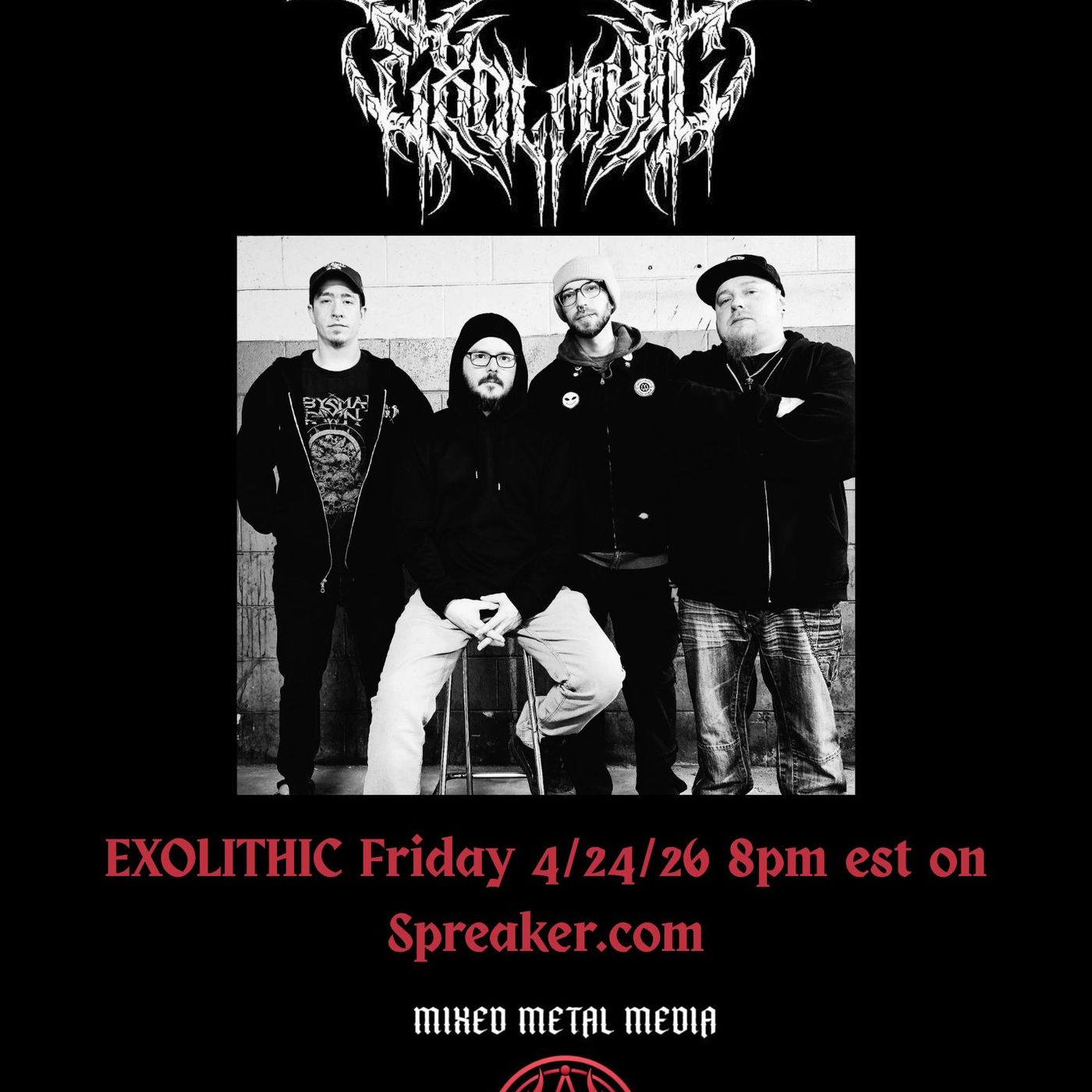 04/24/2026 Mixed Metal Media Interview with Death Metal Band Exolithic S:5 E:9 episode artwork