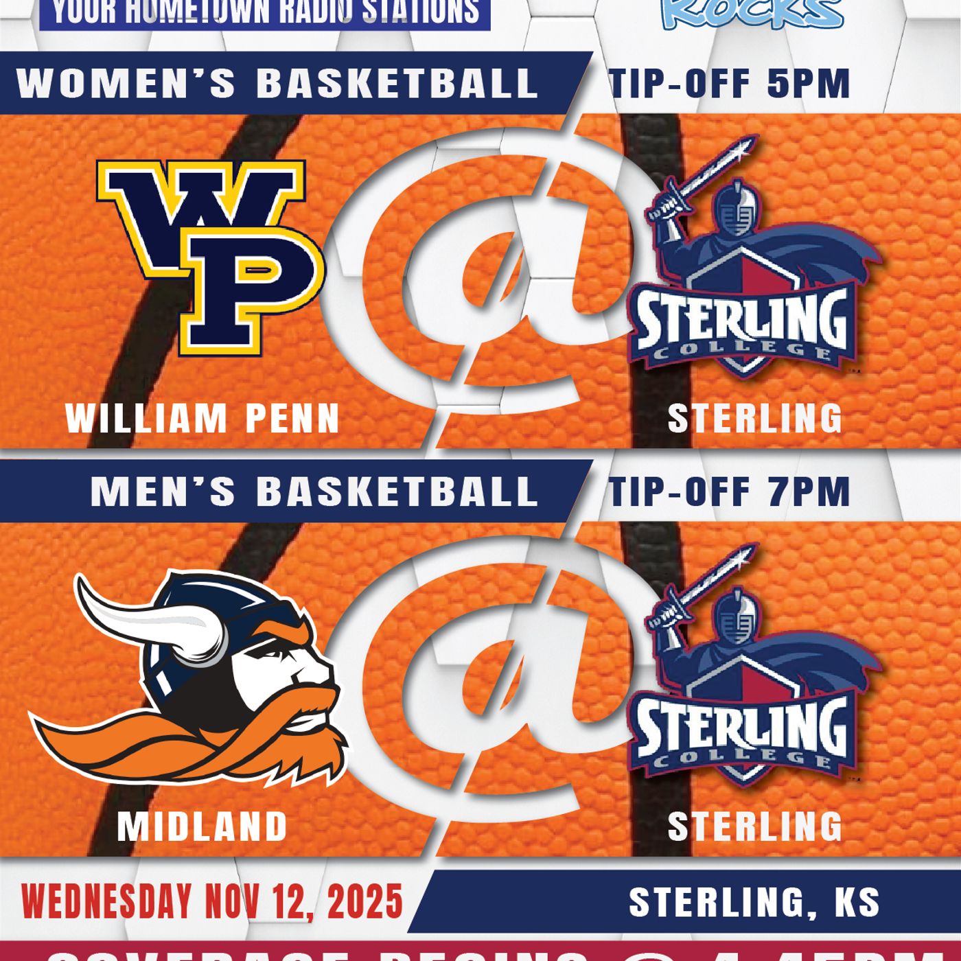Midland Warriors at Sterling Warriors Mens College Basketball (November 12, 2025) episode artwork