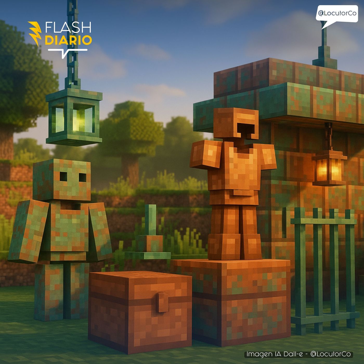 La gran revolución del cobre en Minecraft