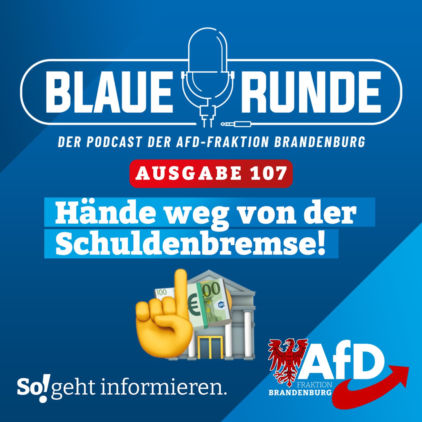 Hände weg von der Schuldenbremse! | Die Blaue Runde, Ausgabe 107 vom 16.12.2023 episode artwork