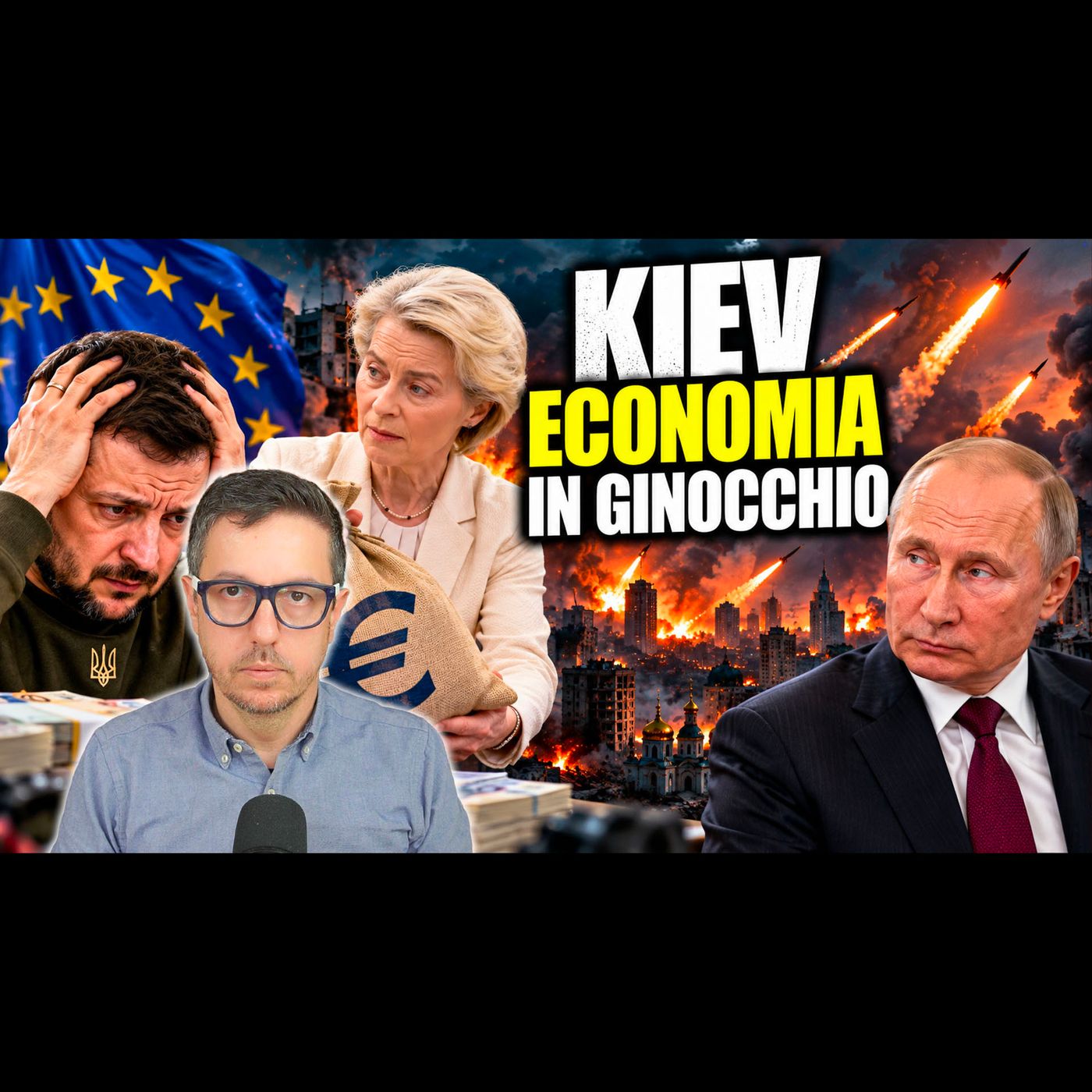 I RAID RUSSI METTONO IN GINOCCHIO L’ECONOMIA UCRAINA | DANNI PER MILIARDI, CI PENSA L’EUROPA? episode artwork