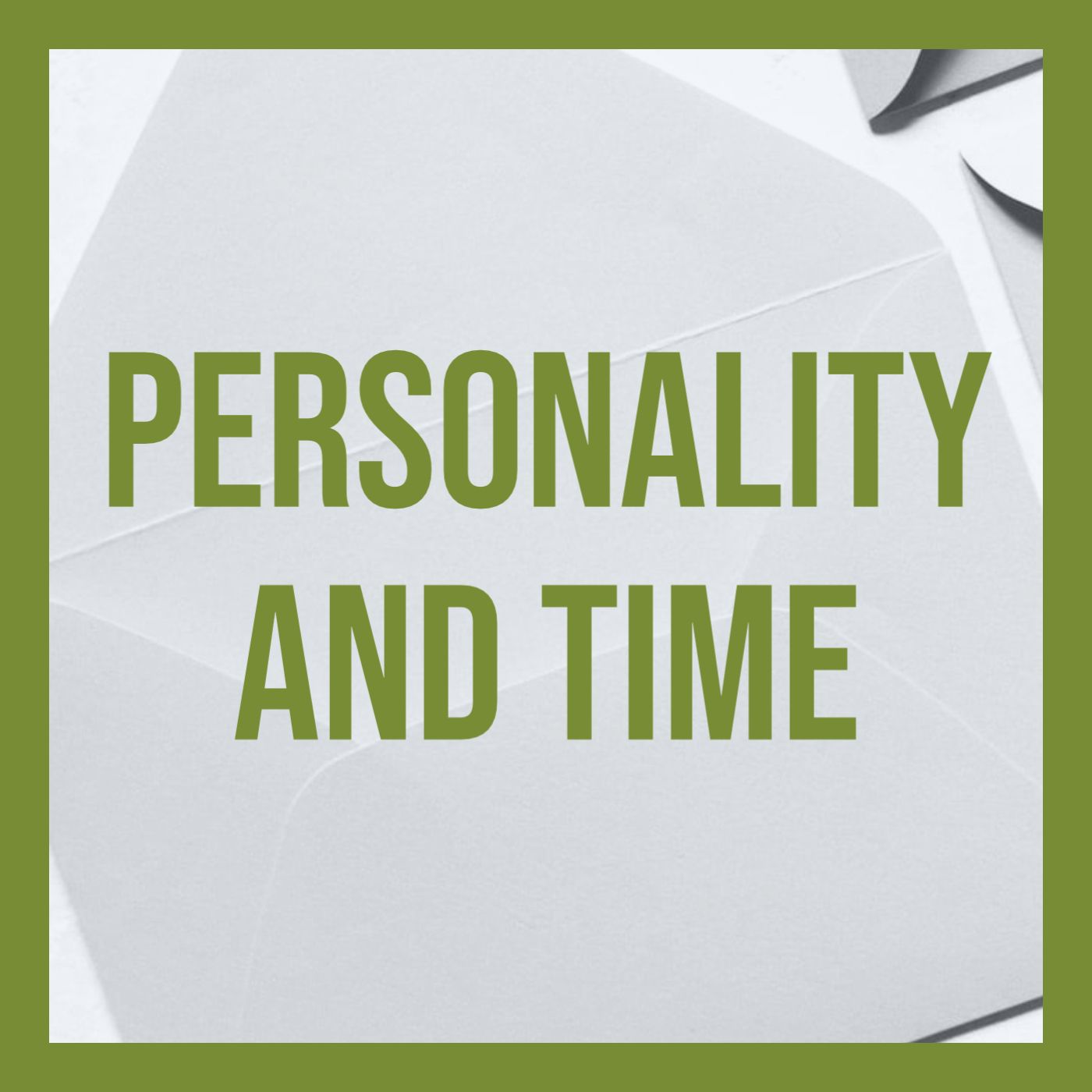 cover of episode Personality and Time