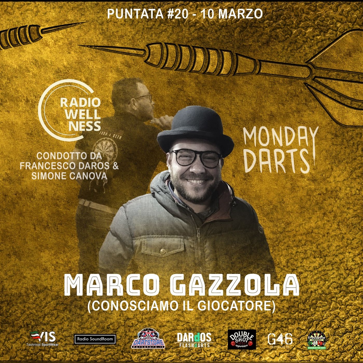 MONDAY DART - Ventesima puntata - Marco Gazzola episode artwork