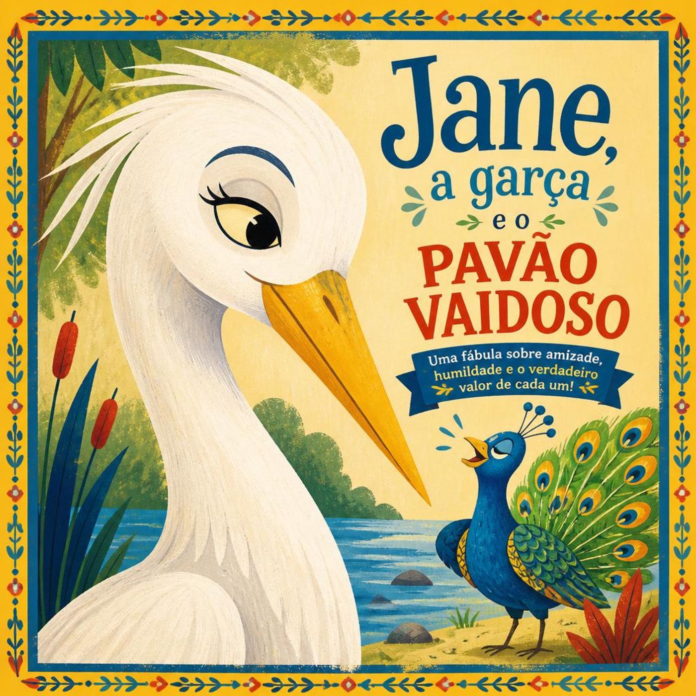 A Garça Jane e o Pavão Exibido ｜【Fábula】 episode artwork
