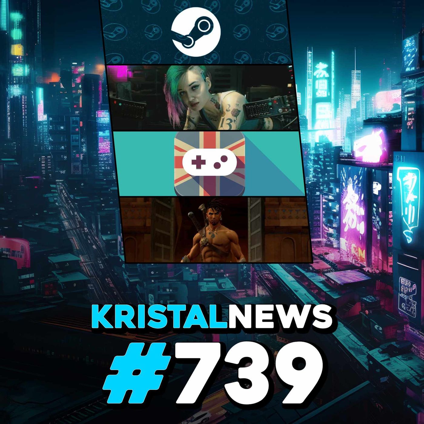 Steam SEGNALA i GIOCHI CREATI con IA | CYBERPUNK ORION, CDPR MONTA HYPE ▶ #KristalNews 739 episode artwork