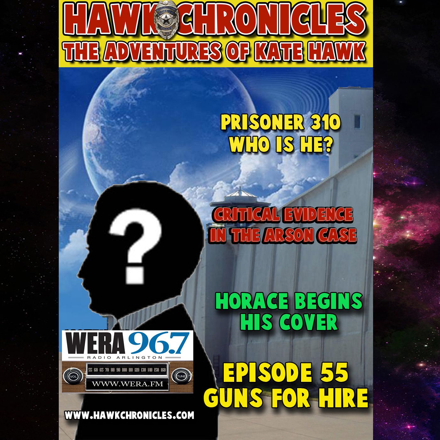 Episode 55 Hawk Chronicles "Guns For Hire" episode artwork