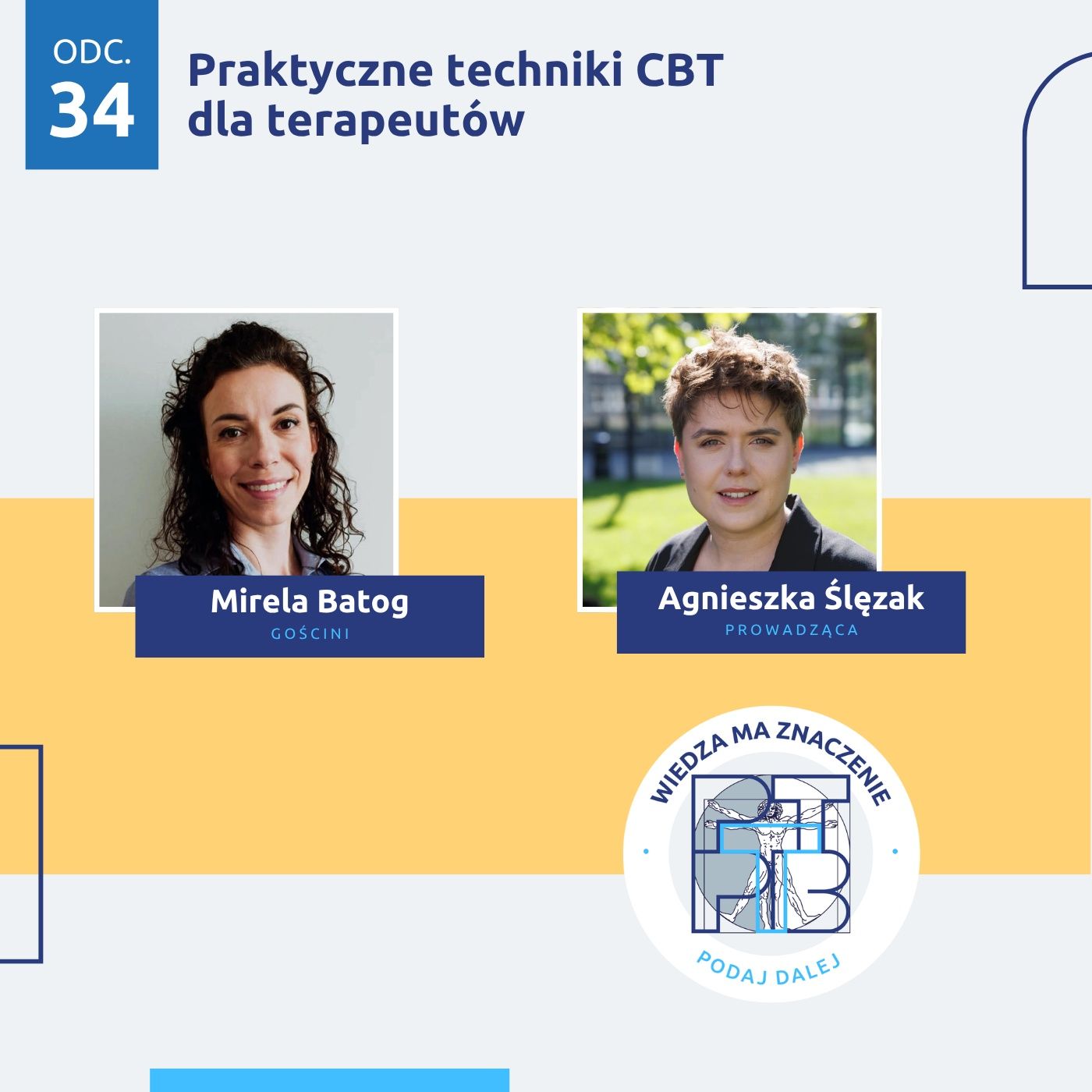 Praktyczne techniki CBT dla terapeutów. Rozmowa z Mirelą Batog episode artwork