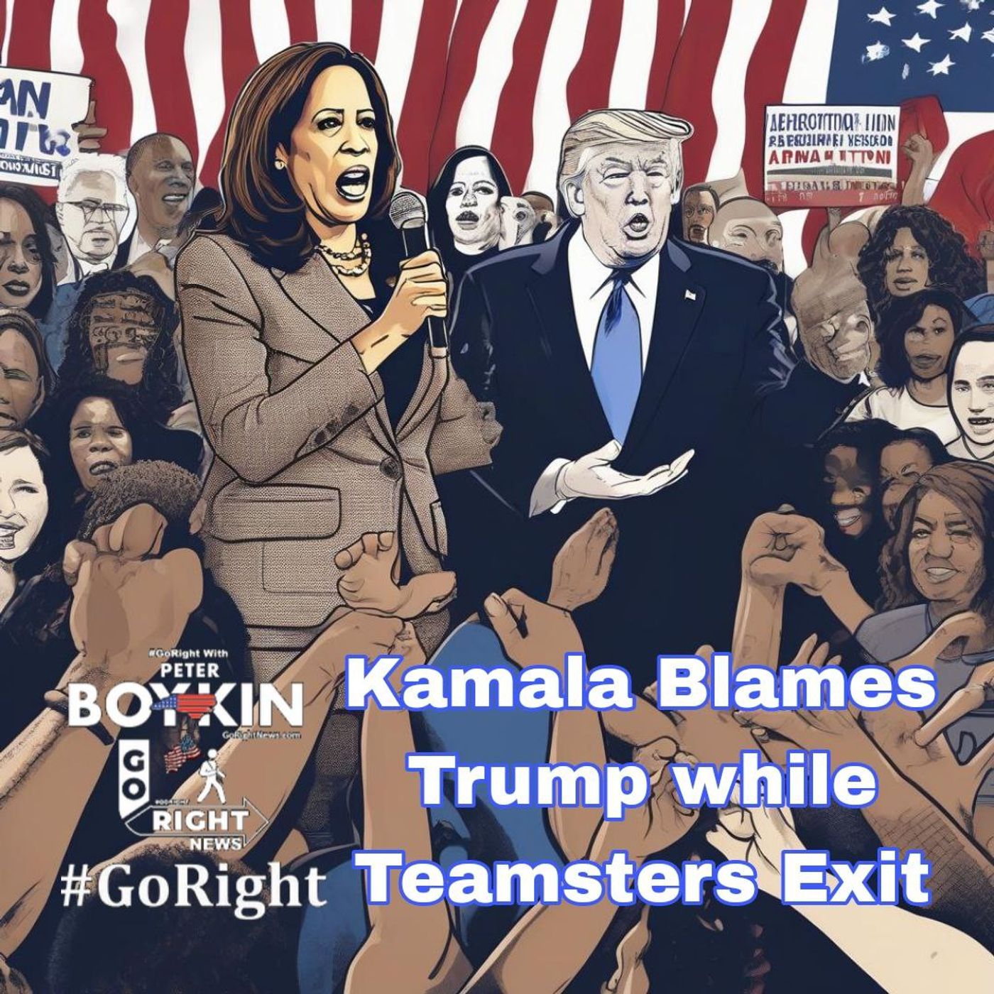Kamala Blames Trump while Teamsters Exit