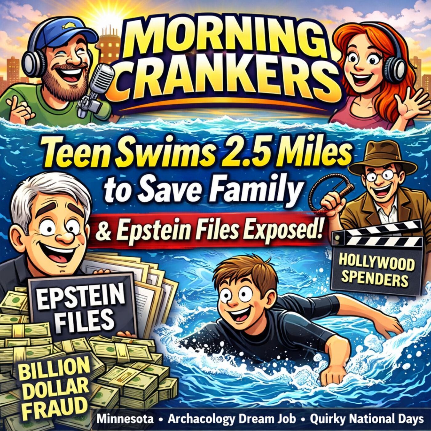 Morning Crankers: Comedy - News & Outrageous Real-Life Stories