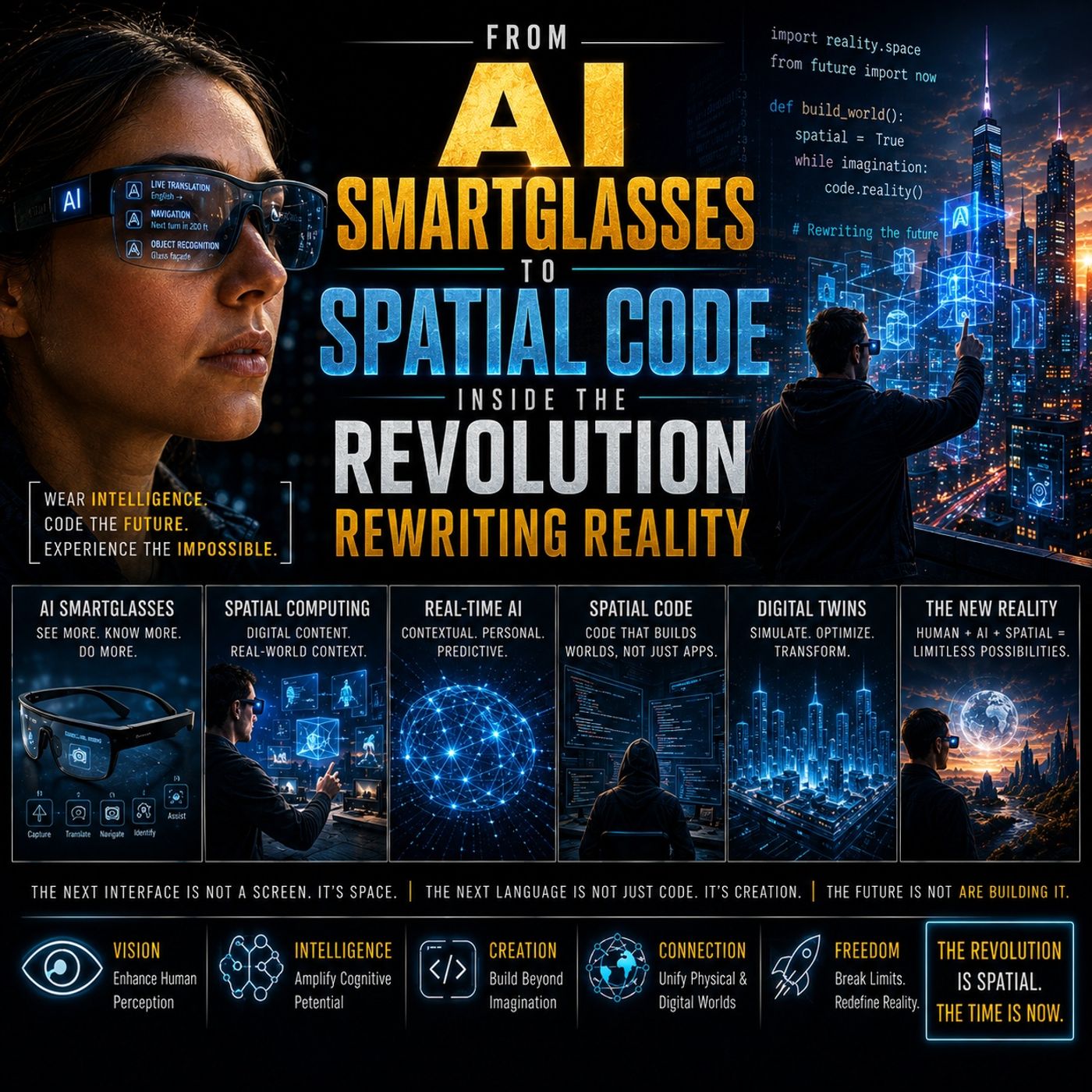 From AI Smartglasses to Spatial Code: Inside the Revolution Rewriting Reality