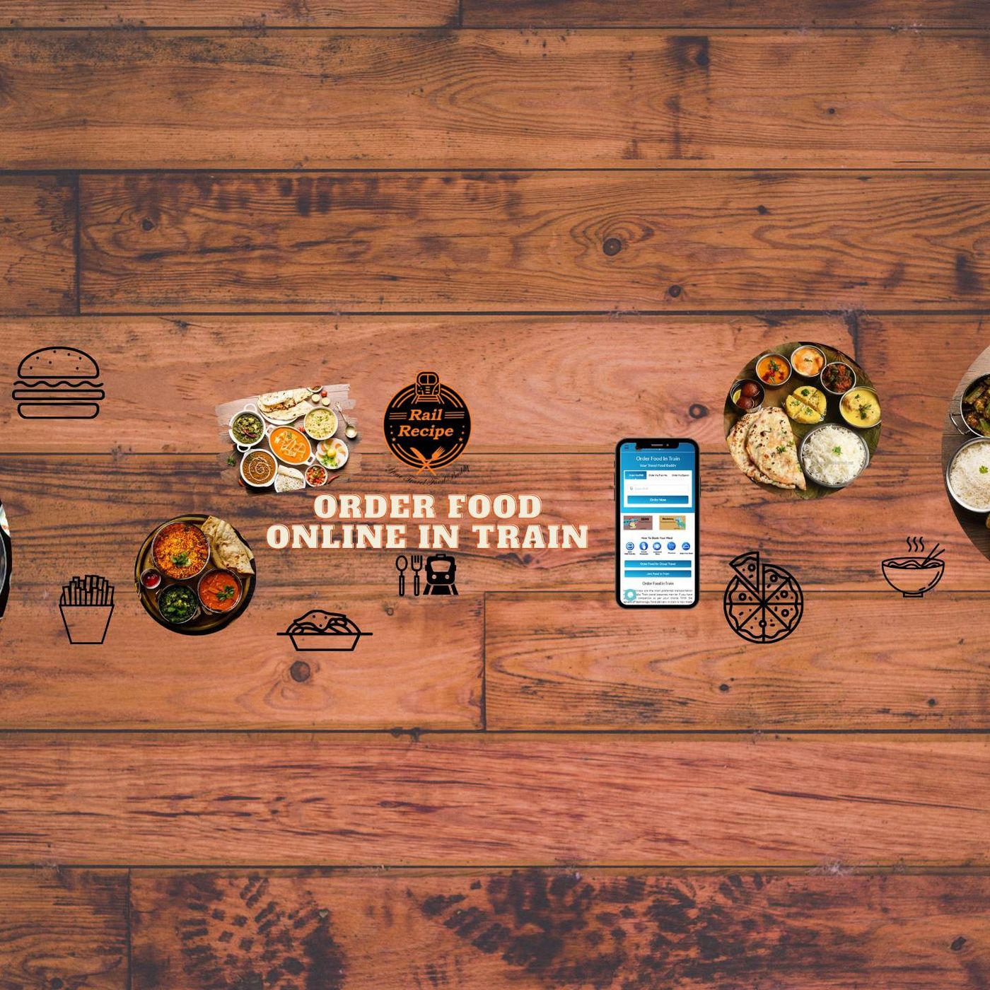 RailRecipe | Food Delivery in Train