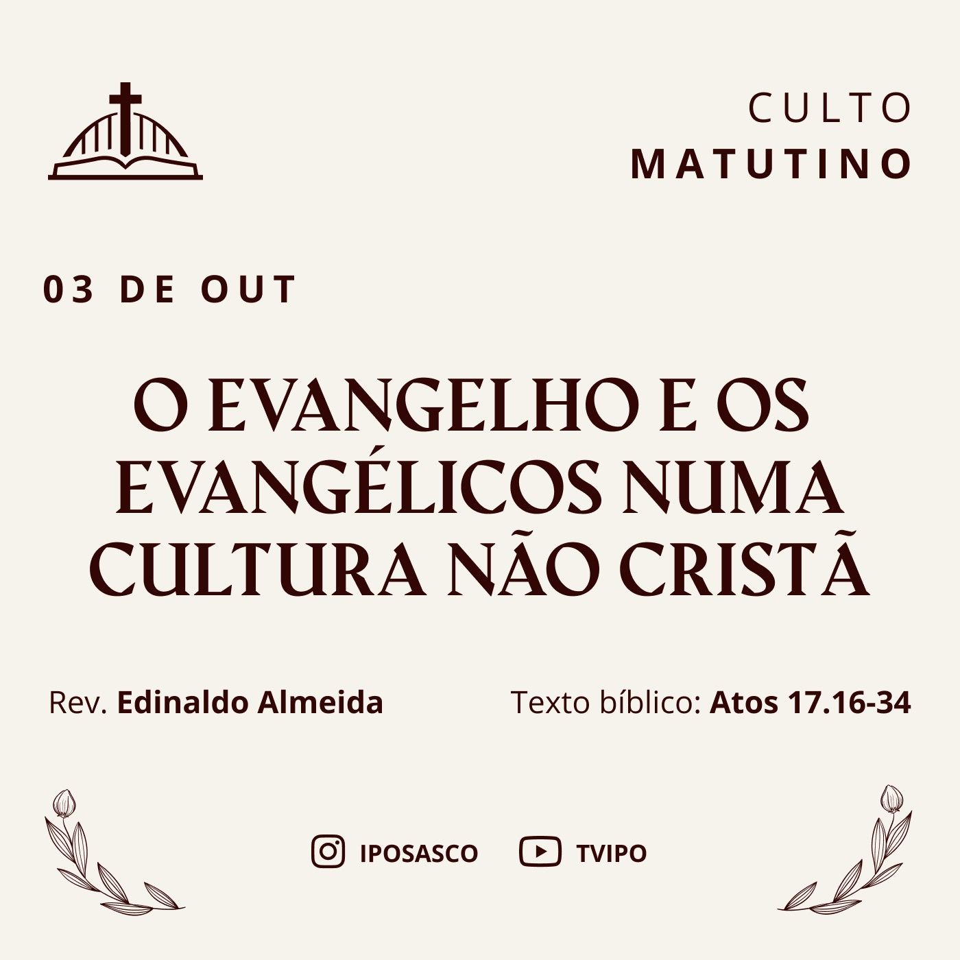 Pregações - Igreja Presbiteriana de Osasco