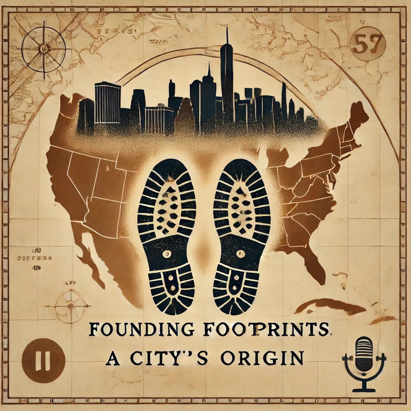Founding Footprints: A City's Origin podcast artwork