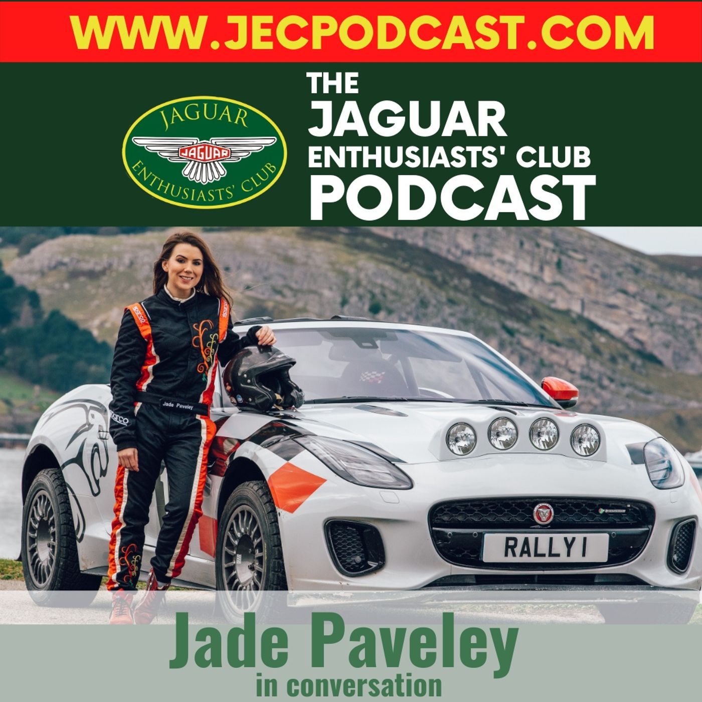 Episode 42: Jade Paveley in conversation on rallying an F-type! episode artwork