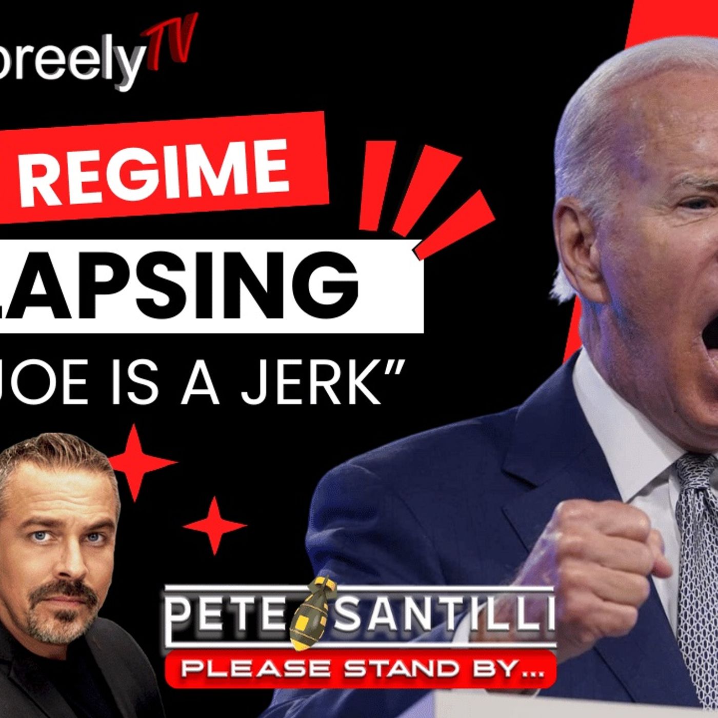 BIDEN REGIME COLLAPSING! STAFF: “JOE IS A JERK”[Pete Santilli Show #4130-8AM] episode artwork