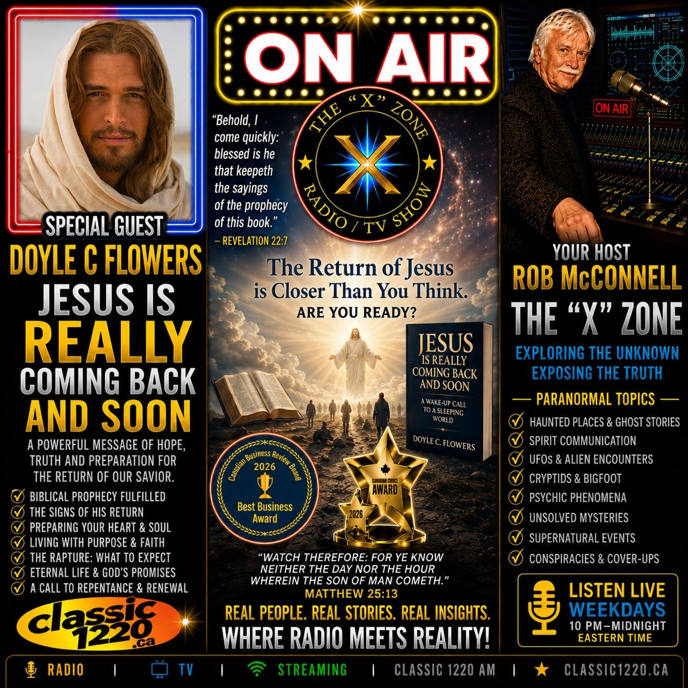 Rob McConnell Interviews - DOYLE C FLOWERS - Jesus Is Really Coming Back and Soon episode artwork