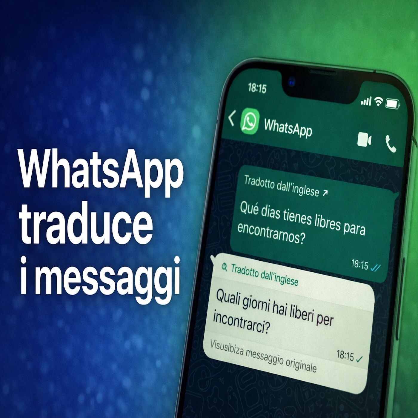 Traduzione messaggi WhatsApp- arriva su iPhone episode artwork