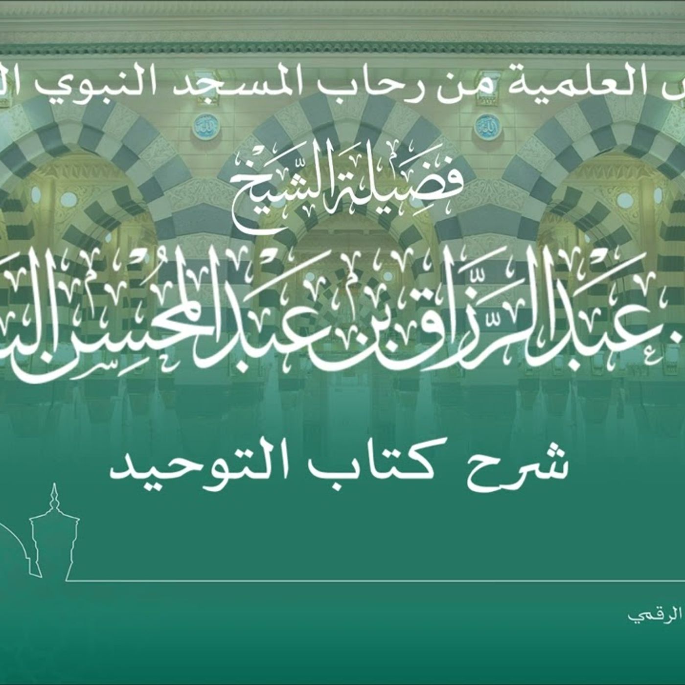 32 - الدروس العلمية لفضيلة الشيخ أ. د. عبدالرزاق بن عبدالمحسن البدر - كتاب التوحيد episode artwork